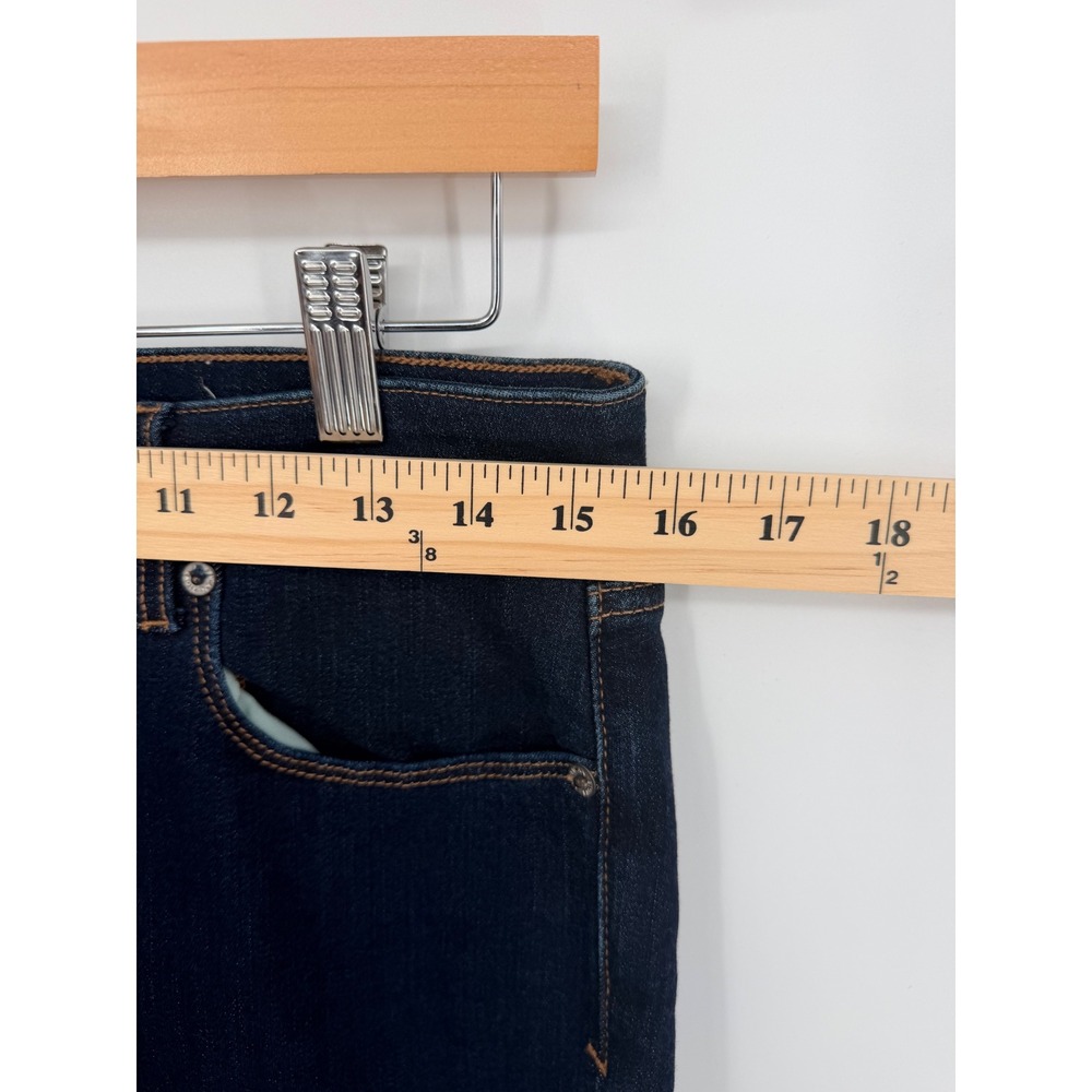 American Eagle Skinny Jeans 10 Long Dark Wash High Rise Classic Denim Minimalist - Picture 3 of 7